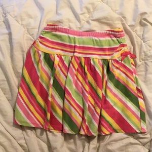 Girls multi color skort